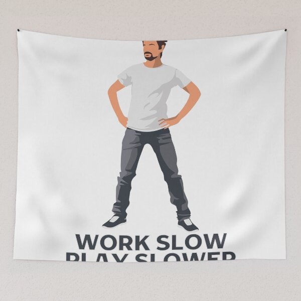 Item preview, Work Slow Play Slower designed and sold by AllAboutStuffz.