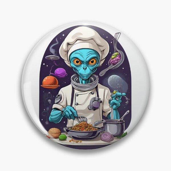Item preview, Alien Chef designed and sold by ElegantOutlines.