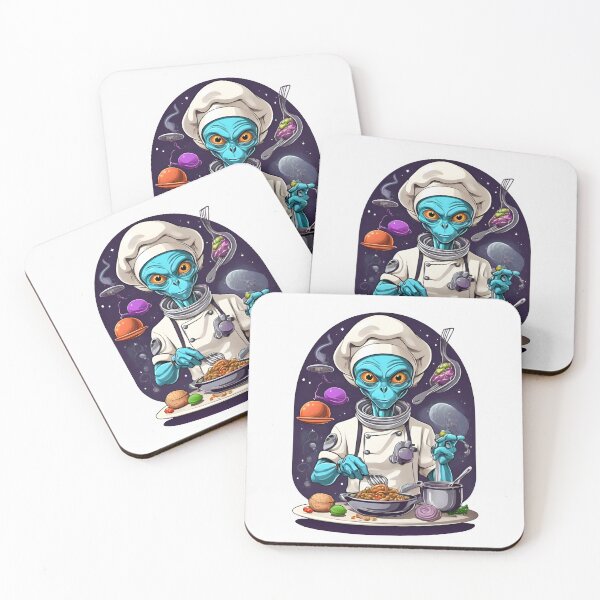 Item preview, Alien Chef designed and sold by ElegantOutlines.