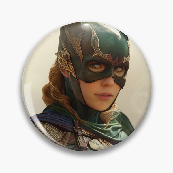 Item preview, Modern day female super hero in green, bat girl. designed and sold by PixelPizzazz.