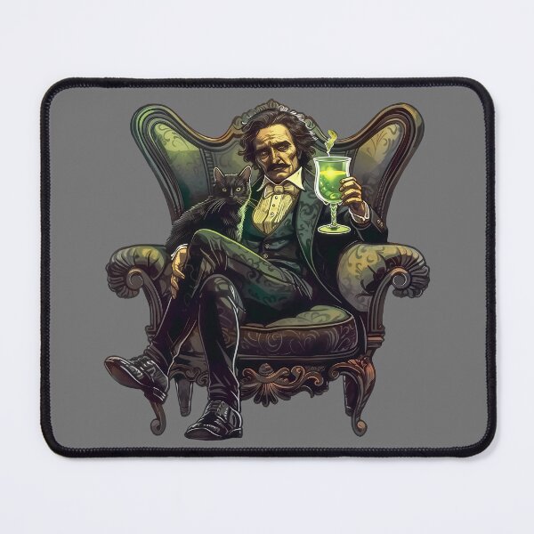 Item preview, Dark Theme: Black Cat & Absinthe designed and sold by KERaney.