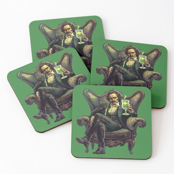 Item preview, Dark Theme: Black Cat & Absinthe designed and sold by KERaney.