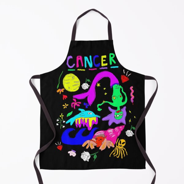 Item preview, Cancer Zodiac Birthday Cartoon ft. Hermit Crab, Moon, Roses + Mermaid designed and sold by Venus-in-Virgo.