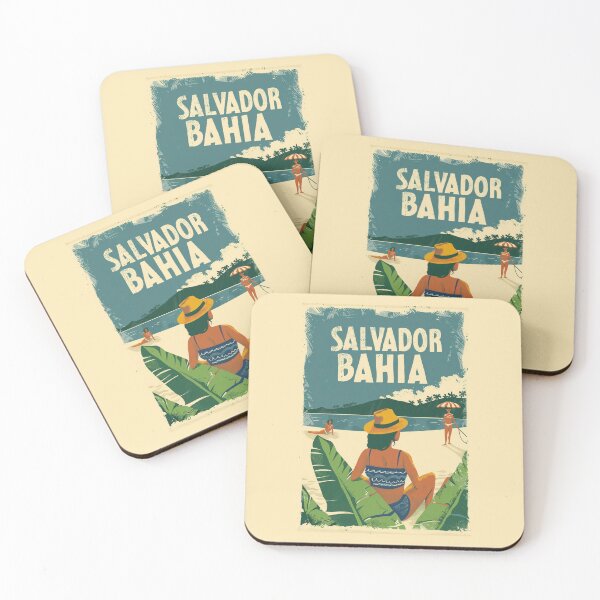 Item preview, A Vintage Travel Illustration of Salvador - Bahia - Brazil  designed and sold by GoodOldVintage.