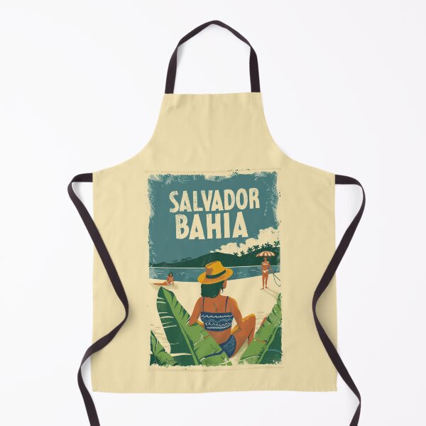Item preview, A Vintage Travel Illustration of Salvador - Bahia - Brazil  designed and sold by GoodOldVintage.
