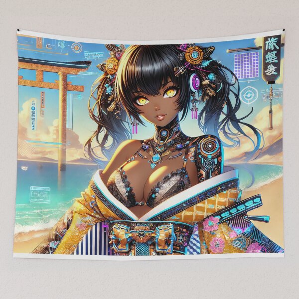 Item preview, The Yellow Torii Gate designed and sold by The Journey Ain't Mid.