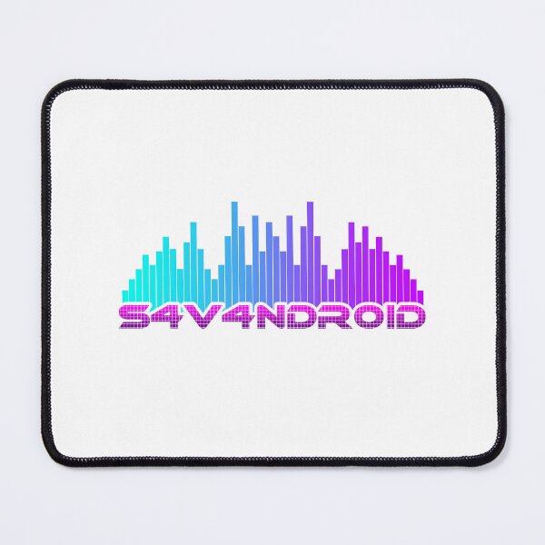 Item preview, S4V4NDR0iD Logo (Music bars) (Smaller logo, Whitebackground ) designed and sold by S4V4NDR0iD.