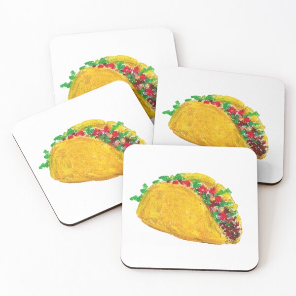 Item preview, Taco in Oil Pastel designed and sold by srsig designs.