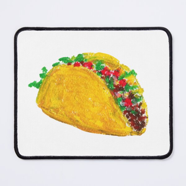 Item preview, Taco in Oil Pastel designed and sold by srsig designs.
