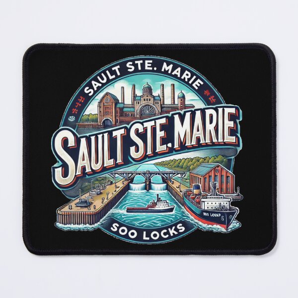 Item preview, Sault Ste. Marie Michigan Upper Peninsula Soo Locks designed and sold by bzdeb.