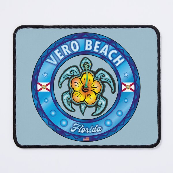 Item preview, Vero Beach Florida sea turtle hibiscus designed and sold by studioss76.