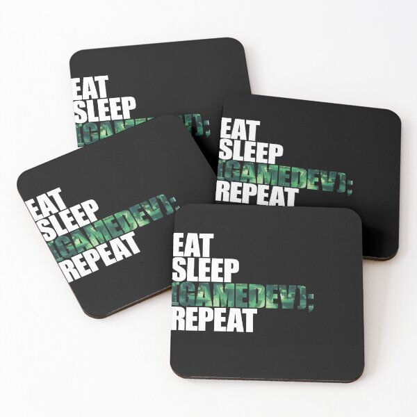 Item preview, Eat Sleep Game Dev Repeat designed and sold by DubuStore.