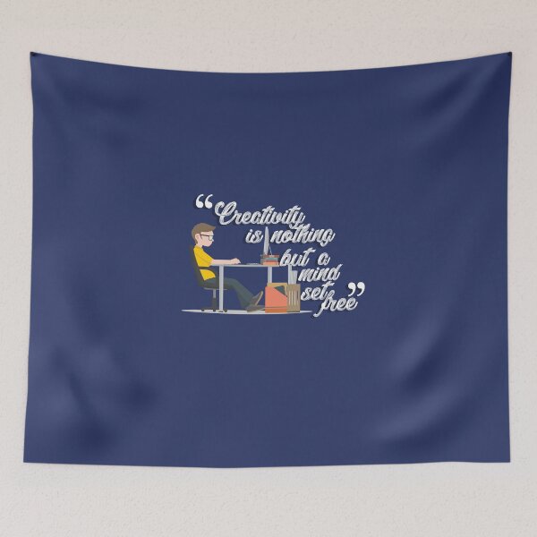 Item preview, "Creativity is nothing but a mind set free" designed and sold by ivanraybuglosa.