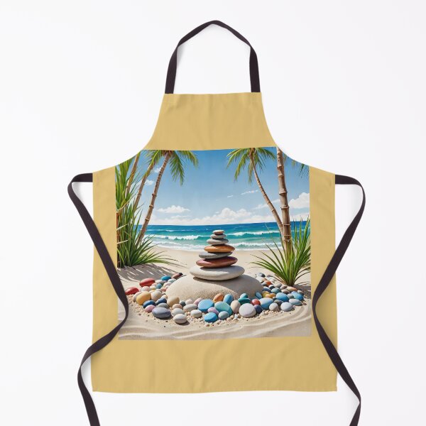 Item preview, Zen Garden on the Beach with the Ocean designed and sold by BougieSouthern.