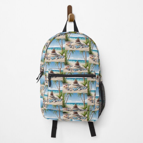 Item preview, Zen Garden on the Beach with the Ocean designed and sold by BougieSouthern.