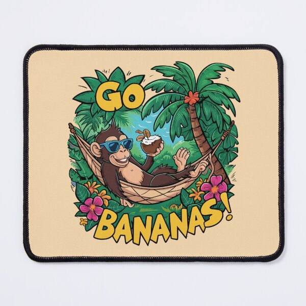 Item preview, Monkey - Go Bananas designed and sold by 123ks.