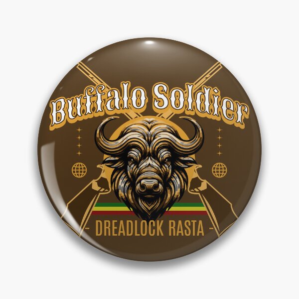 Item preview, Buffalo Soldier Dreadlock Rasta designed and sold by SavvyEarth.