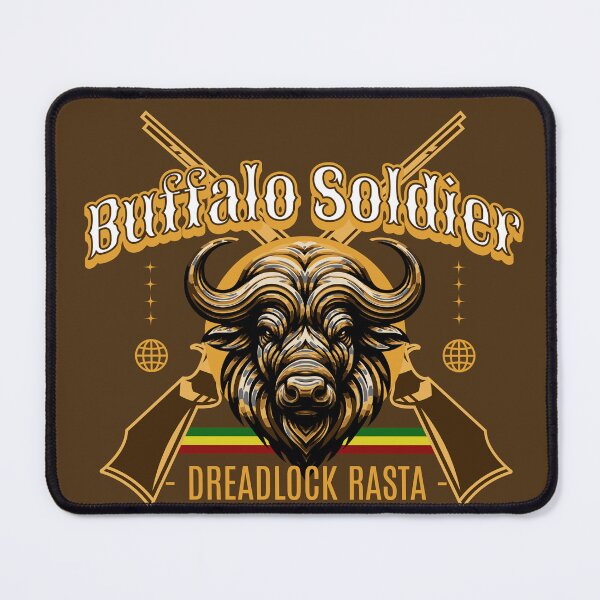 Item preview, Buffalo Soldier Dreadlock Rasta designed and sold by SavvyEarth.