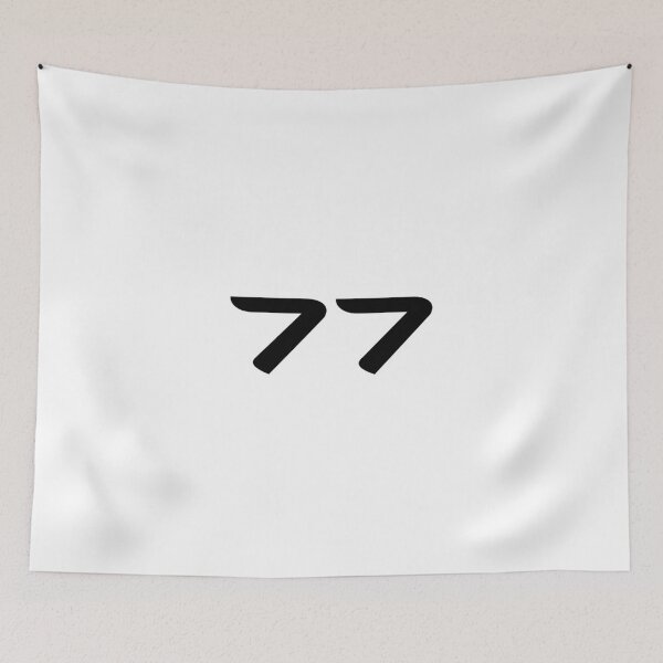 Item preview, 77, seventy-seven, black, couter strike designed and sold by Numbers-Art.