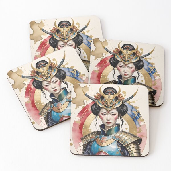 Item preview, Samurai woman warrior designed and sold by ShenGha-design.