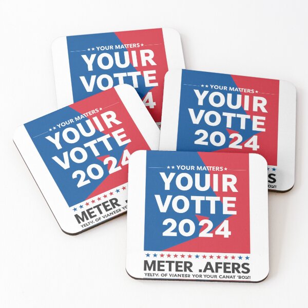 Item preview, Your Vote Matters 2024 Campaign Poster designed and sold by merve02shop.
