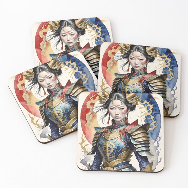 Item preview, Samurai woman warrior designed and sold by ShenGha-design.