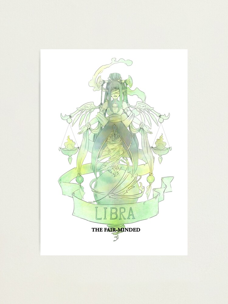 Alternate view of Libra, The Fair-minded Photographic Print
