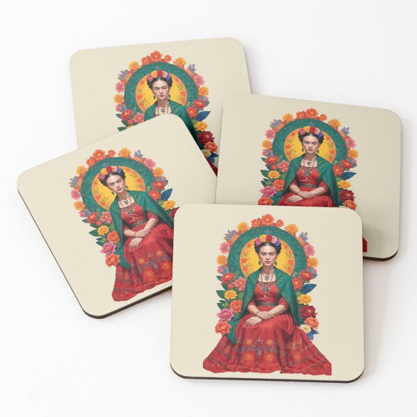 Item preview,  Frida Kahlo Red Rose ,Frida Kahlo Mandala designed and sold by TeeARTHY.