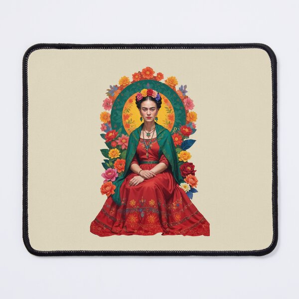 Item preview, Frida Kahlo Red Rose ,Frida Kahlo Mandala designed and sold by TeeARTHY.