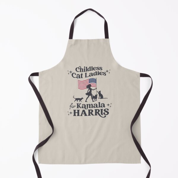 Item preview, Childless Cat Ladies For Kamala Harris 2024 American Flag designed and sold by wowwowmeow.
