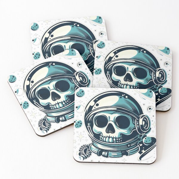 Item preview, Galactic Astronaut Skull IN Space designed and sold by StickyGuys.