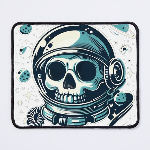 Item preview, Galactic Astronaut Skull IN Space designed and sold by StickyGuys.