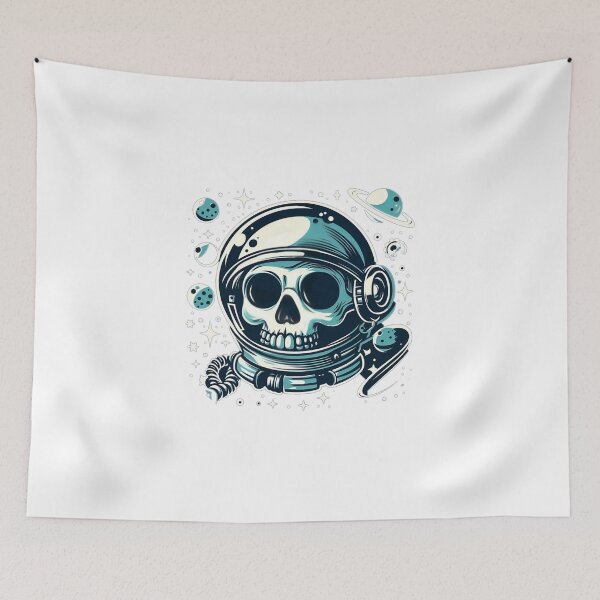 Item preview, Galactic Astronaut Skull IN Space designed and sold by StickyGuys.