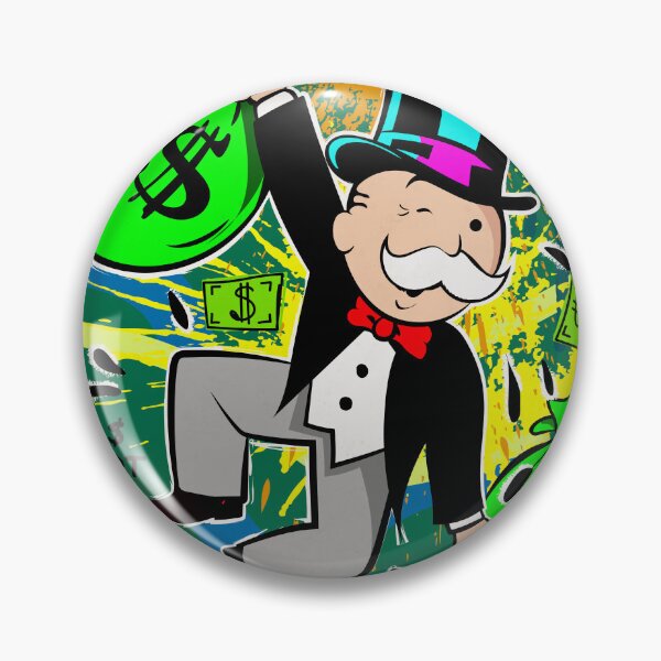 Item preview, Leap of Joy: Monopoly Man Pursuit of Happiness designed and sold by DonVivaldo.