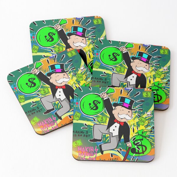 Item preview, Leap of Joy: Monopoly Man Pursuit of Happiness designed and sold by DonVivaldo.