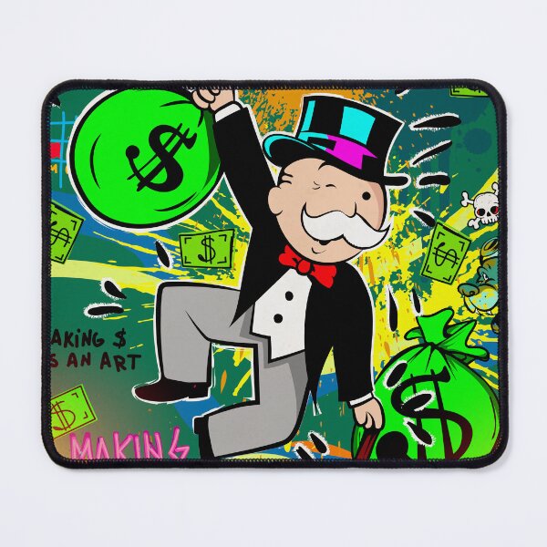 Item preview, Leap of Joy: Monopoly Man Pursuit of Happiness designed and sold by DonVivaldo.