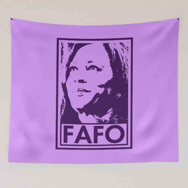 Item preview, kamala - FAFO - kamala harris 2024 (lilac edition) designed and sold by Thelittlelord.