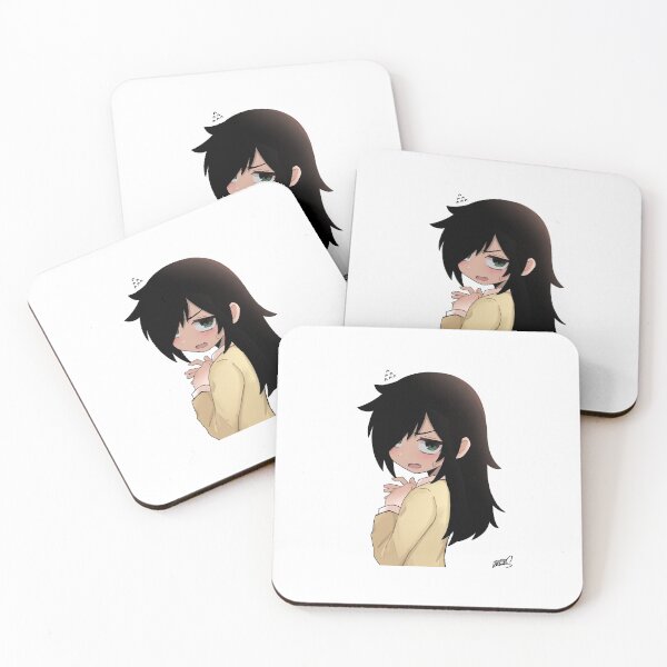 Item preview, Watamote Tumoko Kuroki designed and sold by ShikiGum.