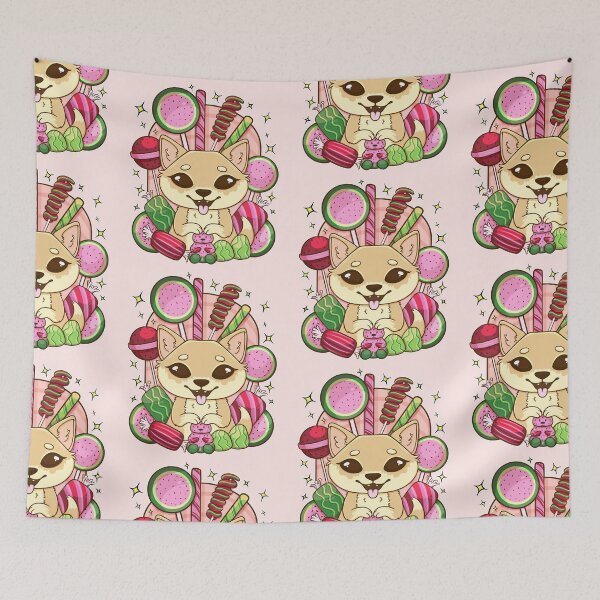 Item preview, Watermelon Sugar Shiba Inu designed and sold by mcrow-creations.