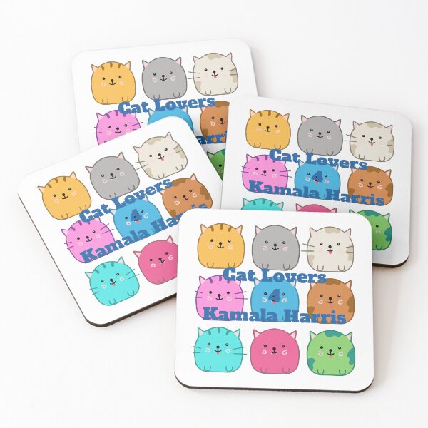 Item preview, blue Cat Lovers 4 Kamala Harris designed and sold by KATKattalestv.
