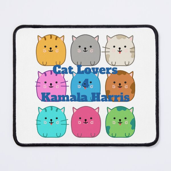 Item preview, blue Cat Lovers 4 Kamala Harris designed and sold by KATKattalestv.