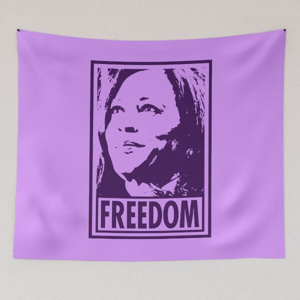 Item preview, KAMALA - FREEDOM - kamala harris 2024 (lilac edition) designed and sold by Thelittlelord.
