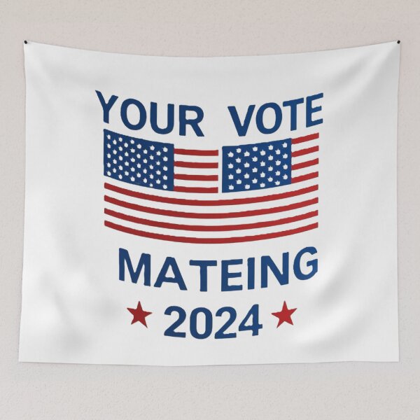Item preview, Your Vote Matters 2024 Patriotic Poster designed and sold by merve02shop.