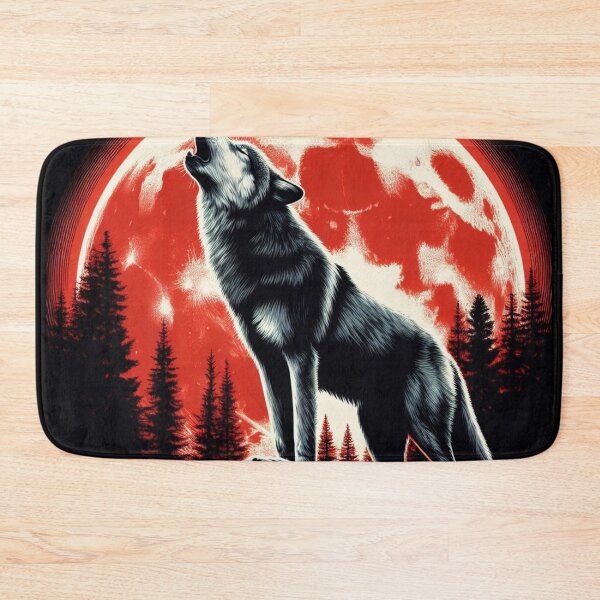 Item preview, Wolf howling at the moon #3 designed and sold by JALNERVION SHOP.