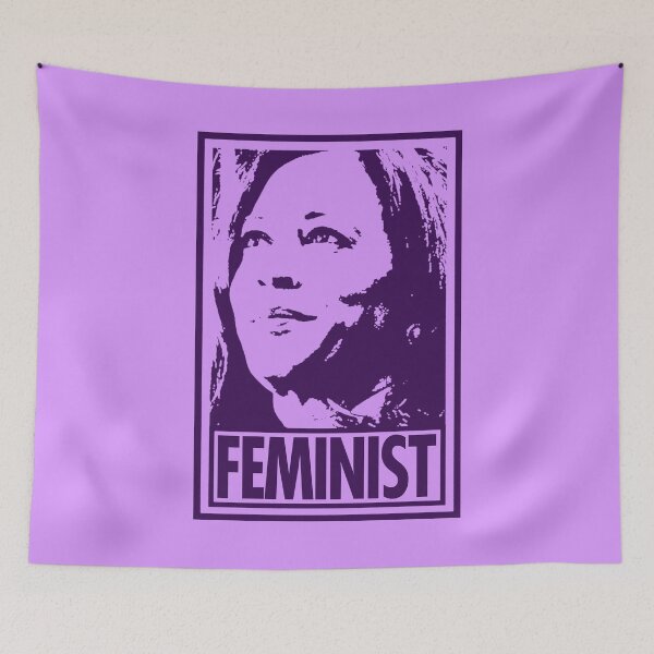Item preview, KAMALA - FEMINIST - kamala harris 2024 (lilac edition) designed and sold by Thelittlelord.