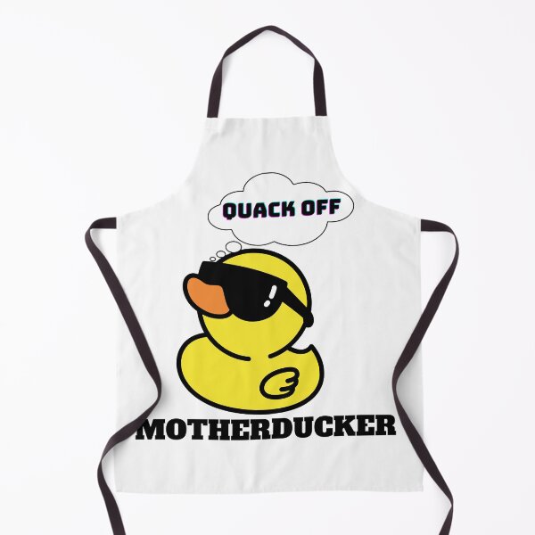 Item preview, Quack Off Motherducker, PG13 insulting rubber duck with sunglasses on designed and sold by PixelPizzazz.