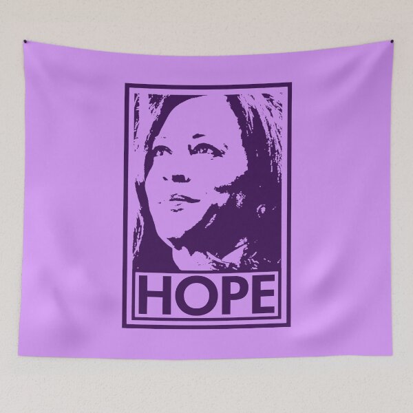 Item preview, KAMALA - HOPE - kamala harris 2024 (lilac edition) designed and sold by Thelittlelord.