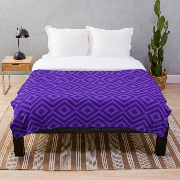 Item preview, Retro Purple Diamonds Pattern designed and sold by SJ-Merch.