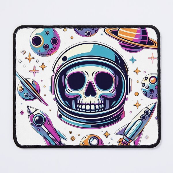 Item preview, Planetary Cosmic Astronaut Skull face designed and sold by StickyGuys.