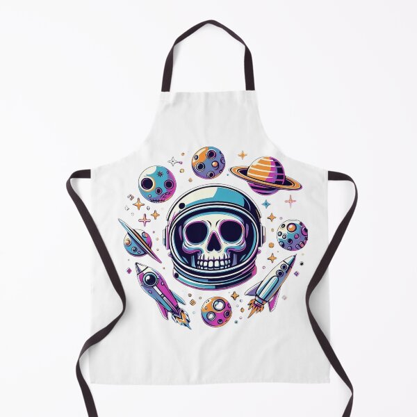 Item preview, Planetary Cosmic Astronaut Skull face designed and sold by StickyGuys.